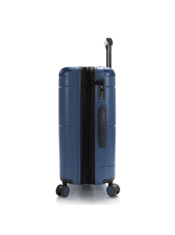 Heys Zen 4 Rollen Trolley M 66 cm mit Dehnfalte in navy