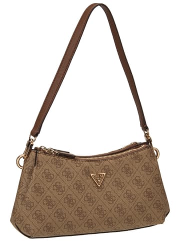 Guess Handtasche Noelle II 3 Comp Xbody in Latte Logo/Brown
