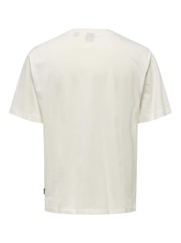 ONLY & SONS T-shirt in Cloud Dancer 1