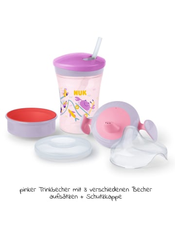 NUK 5-tlg. Trinklern-Set Evolution All-in-1 - in rosa,motiv