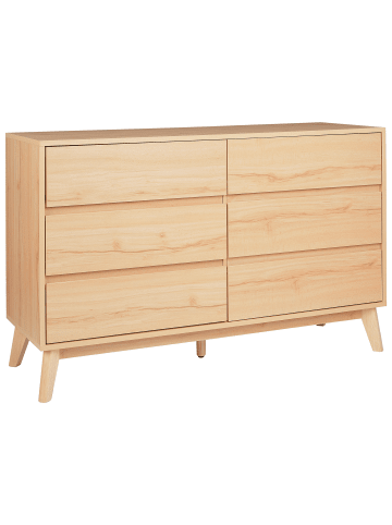 Beliani Kommode SARDIS in Braun - (W) 120 x (H) 75 x (L) 40 cm