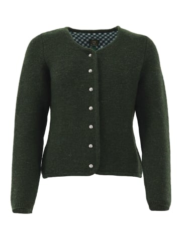 OS-Trachten Strickjacke Forivo in oliv