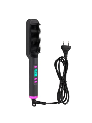 Paloma Beauties Glättungsbürste 2-in-1 in Grau