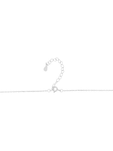 Adeliás Damen Halskette mit Anhänger – Herz aus 925 Silber in silber