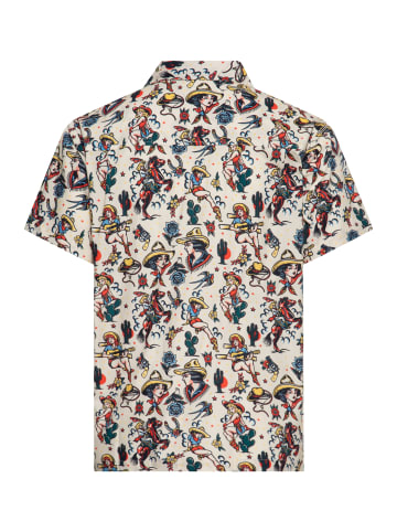 King Kerosin King Kerosin Hawaiihemd Cowgirl in offwhite