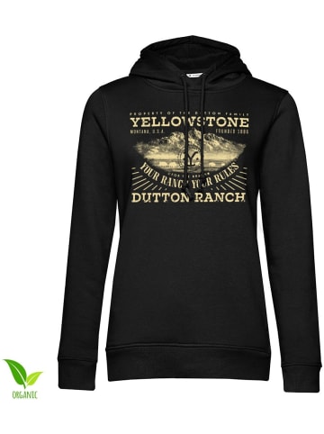 yellowstone Hoodie in Schwarz