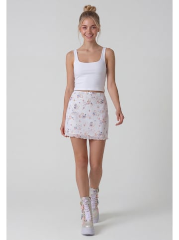 myMo Women Skirt in light blue multicolor