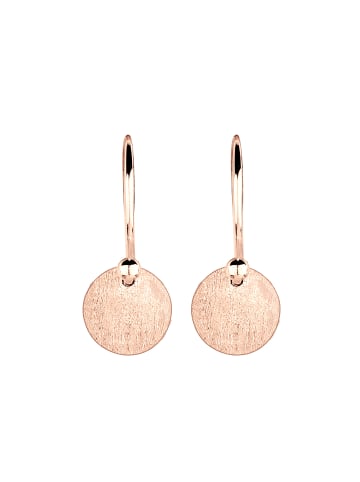 Elli Ohrringe 925 Sterling Silber Kreis, Geo in Rosegold