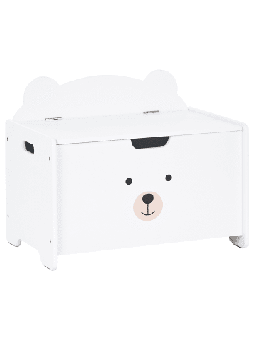 Beliani Sideboard MIMILI in Weiß - (W) 60 x (H) 48 x (L) 38 cm