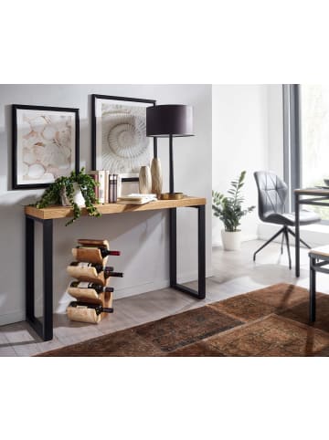 FineBuy Konsolentisch in Braun / MDF / 120x39x76