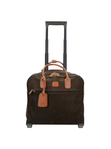 BRIC`s Life - 2-Rollen Businesstrolley 41 cm (olive) in olive