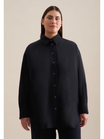 Seidensticker Longbluse Oversized in Dunkelblau