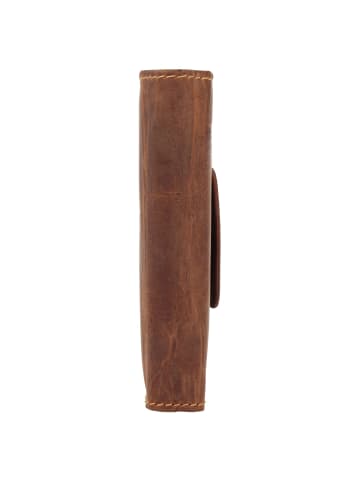 Greenburry Geldbörse Leder 9 cm braun