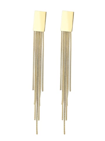 Adeliás Damen Ohrringe – Ohrstecker aus Edelstahl in gold