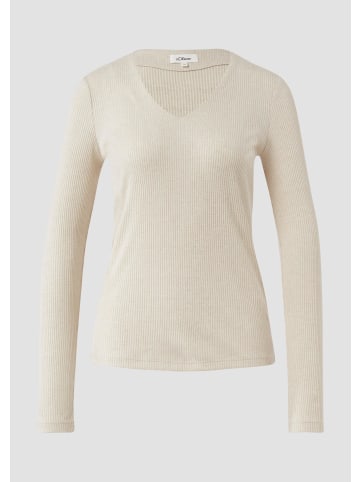 s.Oliver T-Shirt in 81W9_beige