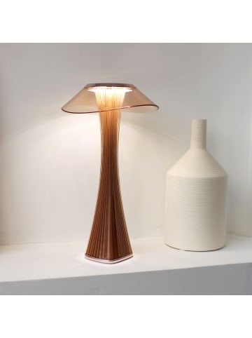 LA VAGUE SKYLIGHT LED Tischleuchte in kupfer