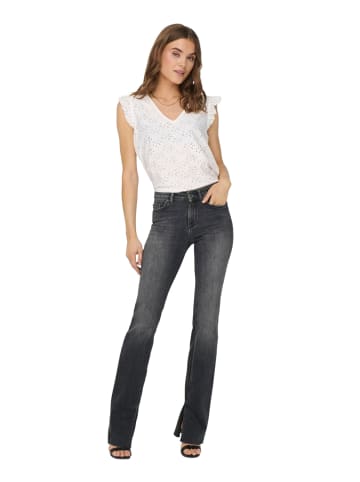 ONLY Jeans ONLBLUSH HW REA109 flared in Schwarz