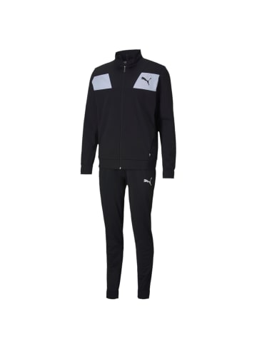 Puma Trainingsanzug Techstripe Tricot Suit in Schwarz