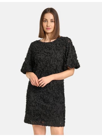 TAIFUN Kleid Gewirke in Schwarz