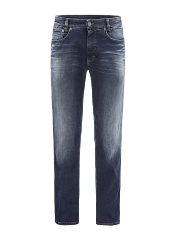 Paddock's 5-Pocket Jeans PIPE in authentic blue black wash