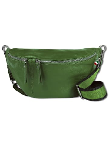 Florence Florence Gürteltasche Leder grün ca. 37cm breit