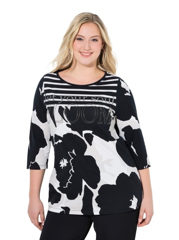 Ulla Popken Langarmshirt in schwarz
