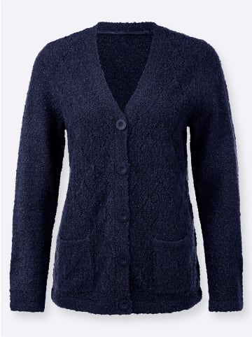 WITT WEIDEN Strickjacke in marine-meliert