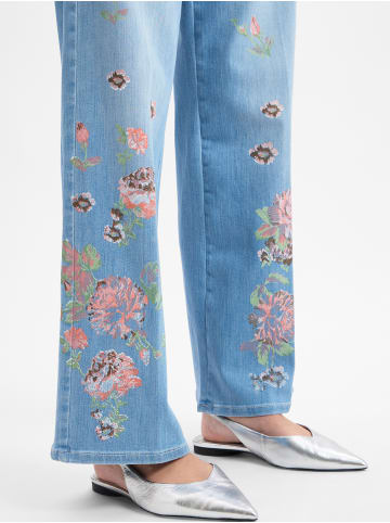 ANGELS Jeans Liz Flower in bleached mehrfarbig - 0001