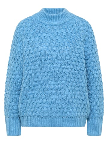 IZIA Strickpullover in Mittelblau