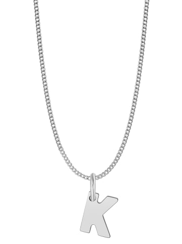 Adeliás Unisex Anhänger – Buchstabe N Buchstabenanhänger aus 925 Silber in silber