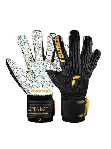 Reusch Torwarthandschuh Attrakt Freegel Fusion Ortho-Tec in 7707 black / gold