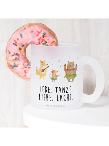 Mr. & Mrs. Panda Haferl Waldtiere Aloha mit Spruch in Transparent