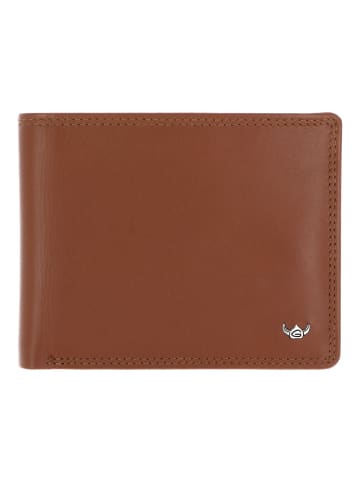 Golden Head Polo Geldbörse RFID Schutz Leder 12.5 cm cognac