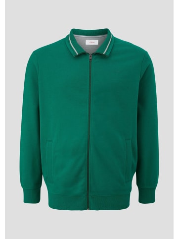s.Oliver Sweatshirt Jacke in 7652_smaragd