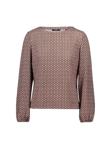 Zero  Bluse mit grafischem Print in CreamBrown