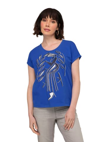 LAURASØN Shirt in dunkles himmelblau