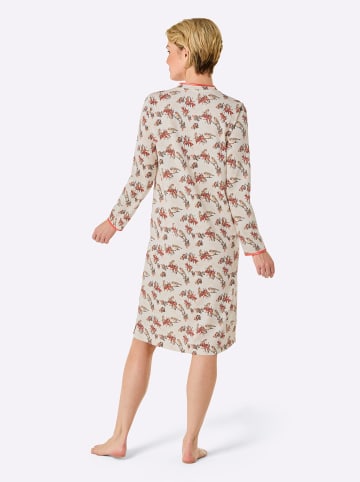 WITT WEIDEN Nachthemd in champagner-terra-bedruckt
