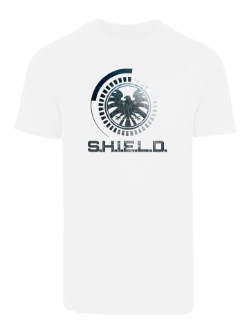 F4NT4STIC T-Shirt Marvel Avengers Shield Circuits in weiß