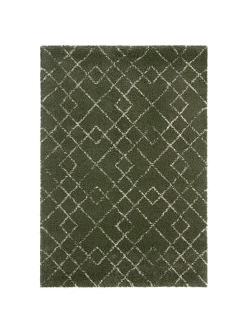 Mint Rugs Hochflor Teppich Archer Olivgrün