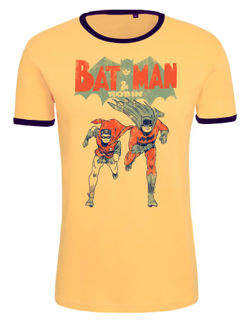 Logoshirt T-Shirt Batman & Robin in gelb-blau