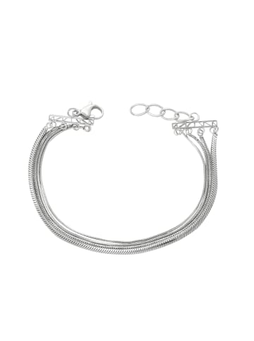 faina Women Multi Chain Bracelet in Silver
