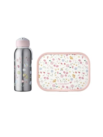 Mepal 2er Set Brotdose + Thermoflasche Campus in Flowers & Butterflies