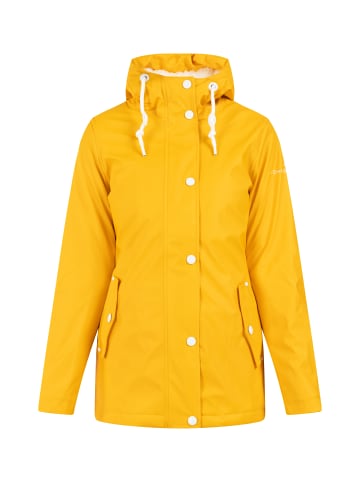 DreiMaster Damen Regenjacke Mit Teddyfutter in Sonnengelb