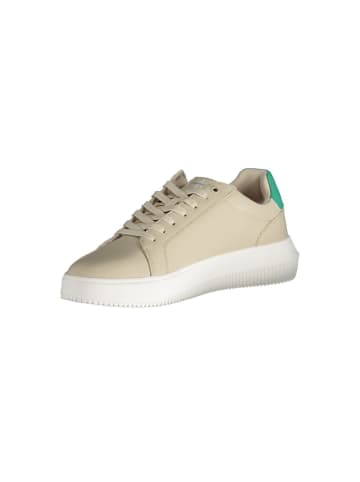 Calvin Klein Beige Leder Herren Sneaker