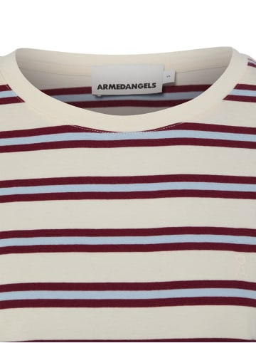 armedangels T-Shirt Idaara Stripe in ecru mehrfarbig