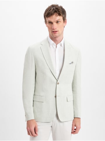 Nils Sundström Sakko mit Leinenanteil in lind - 0002