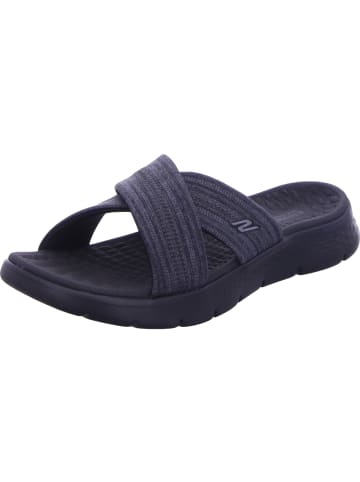 Skechers Pantoletten GO WALK FLEX SANDAL - IMPRESS in black/gray