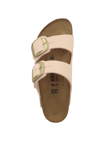 Birkenstock Sandale Arizona Big Buckle Birko-Flor Nubuk schmal in rosa