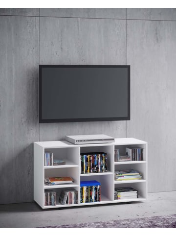 ebuy24 TV Tisch Fetino  Weiß 114 x 40 cm