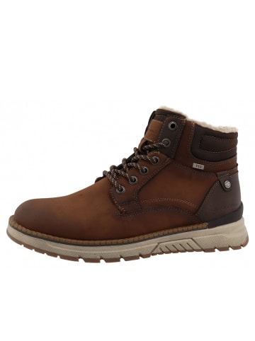 Tom Tailor Schnürstiefel  in Braun